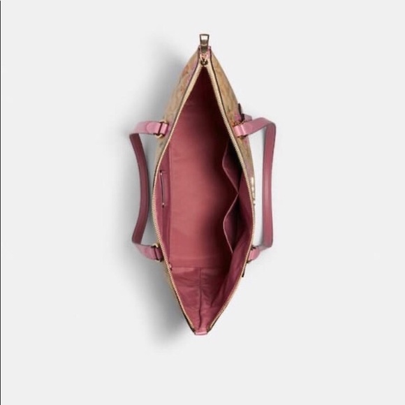 Authentic Coach Signature Rose Tote Bag & Wallet - Picture 3 of 8